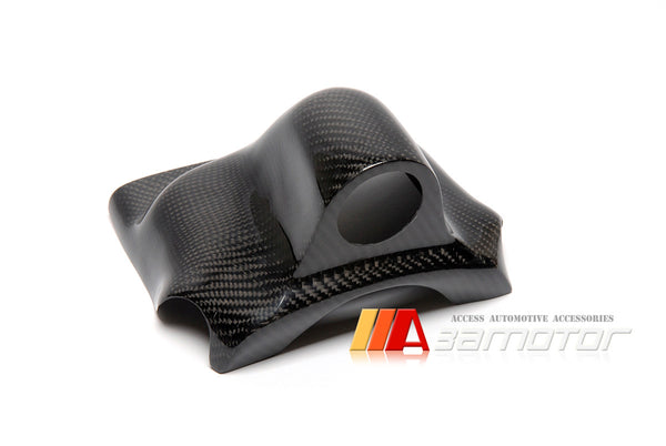 Steering Wheel Single Carbon Fiber Pod Cover fits Mitsubishi Lancer Evolution X EVO 10