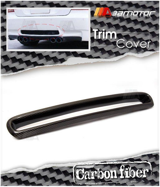 Carbon Fiber Rear Bumper Trim Cover fit for 2008-2013 BMW E92 M3 / E93 M3