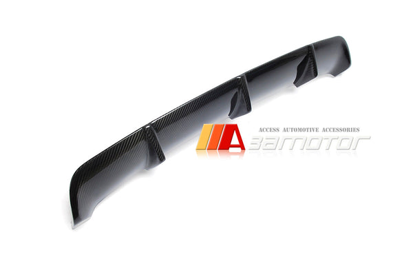 Carbon Fiber Rear Bumper Bar Add on Diffuser Cover fit for 2014-2018 Mercedes W117 / C117 CLA Class AMG & CLA45