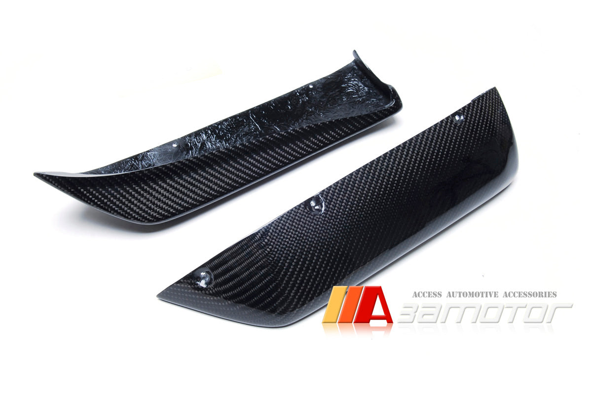 Carbon Fiber Side Spats Rear Bumper Extensions Set fit for Mitsubishi Lancer Evolution X EVO 10