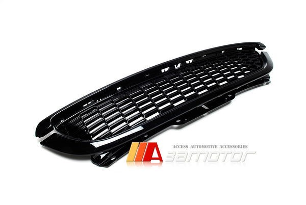 Gloss Black Front Grille Set fit for 2010-2015 Mini Cooper & One LCI R55 / R56 / R57 / R58 / R59