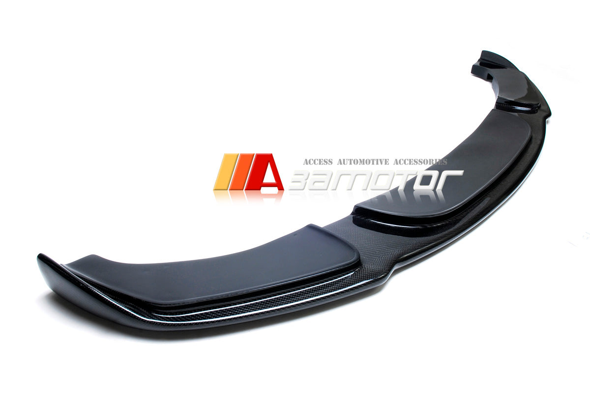 Carbon Fiber H Front Bumper Lip Spoiler fit for 2011-2016 BMW F10 / F11 5-Series M Sport Package
