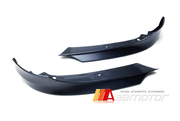 Matte Black Front Bumper Splitter Set fit for 2009-2011 BMW E90 / E91 LCI 3-Series