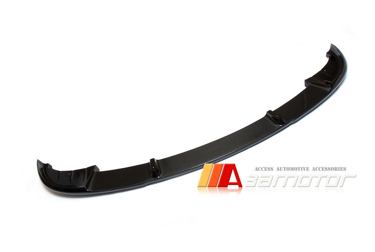 Carbon Fiber H Front Bumper Lip Spoiler fit for 2011-2013 BMW F10 / F11 Pre-LCI 5-Series