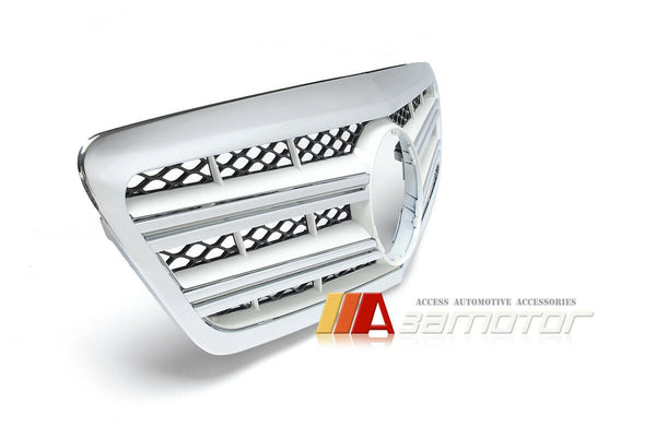 Front Hood Chrome Grille White #650 fit for 2010-2013 Mercedes W221 Facelift S-Class