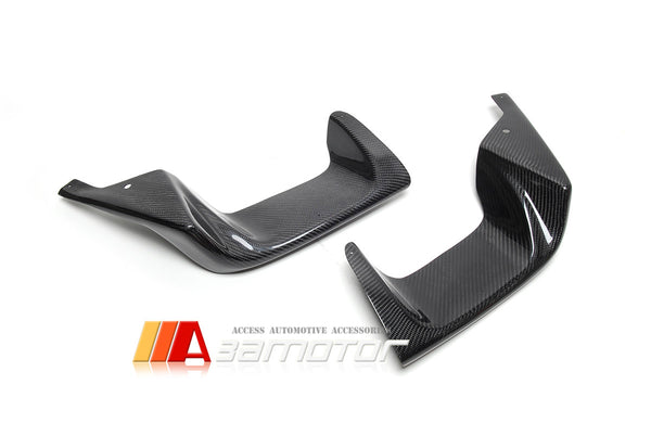 Carbon Fiber Exhaust Trim Heat Shields Set fit for 2011-2014 Subaru Impreza Sedan WRX / STI