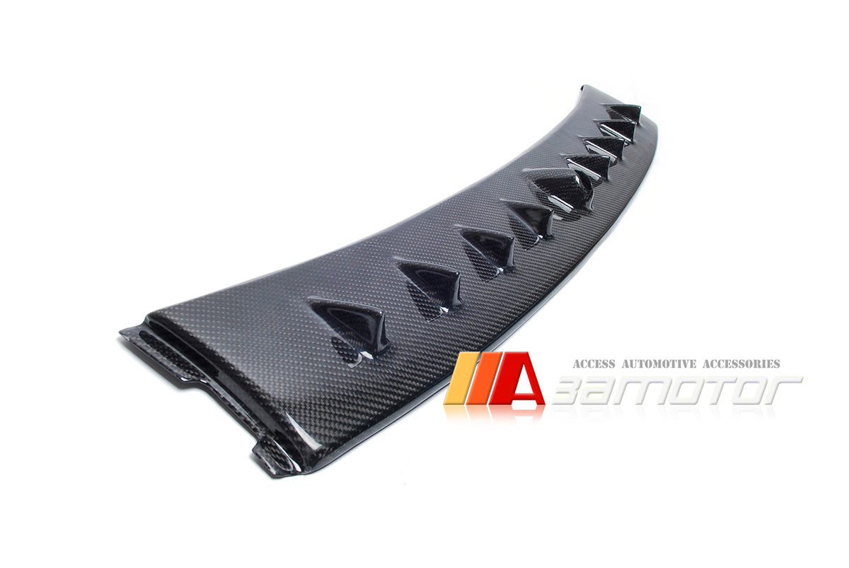 Evolution Spoiler Carbon Fiber Vortex Generator Shark Fin Roof Spoiler fit for Mitsubish ...