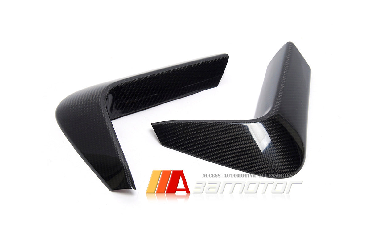 Carbon Fiber Rear Bumper Corner Valance Covers Set fit for BMW F80 M3 / F82 F83 M4