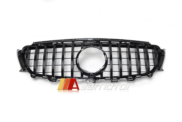All Black GT Style Front Bumper Grille fit for 2016-2020 Mercedes W213 / S213 / C238 / A238 E-Class