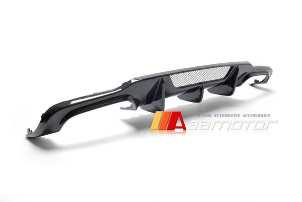 Carbon Fiber Rear Bumper Diffuser fit for 2012-2015 Mercedes W204 / C204 Facelift C63 AMG
