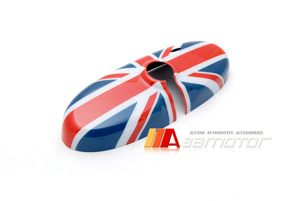 Red Union Jack UK Flag Rear View Mirror Cover fit for MINI Cooper R55 / R56 / R57 / R59