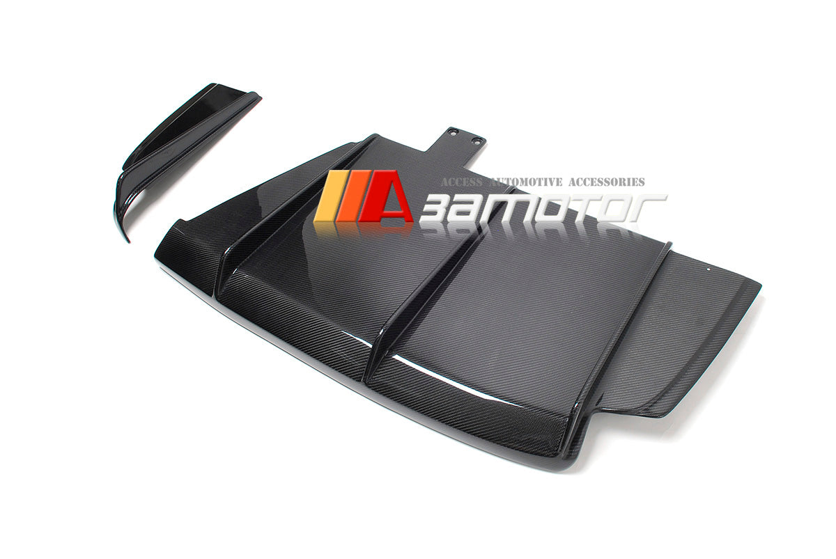 Evolution Viii Rear Diffuser Carbon Fiber V Rear Diffuser Undertray fit for Mitsubishi Lancer Evolu ...