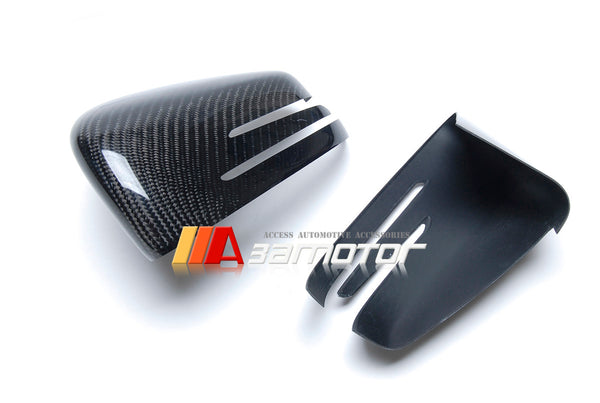 Carbon Fiber Side Door Mirror Covers Set fit for 2013-2017 Mercedes W176 A-Class Hatchback