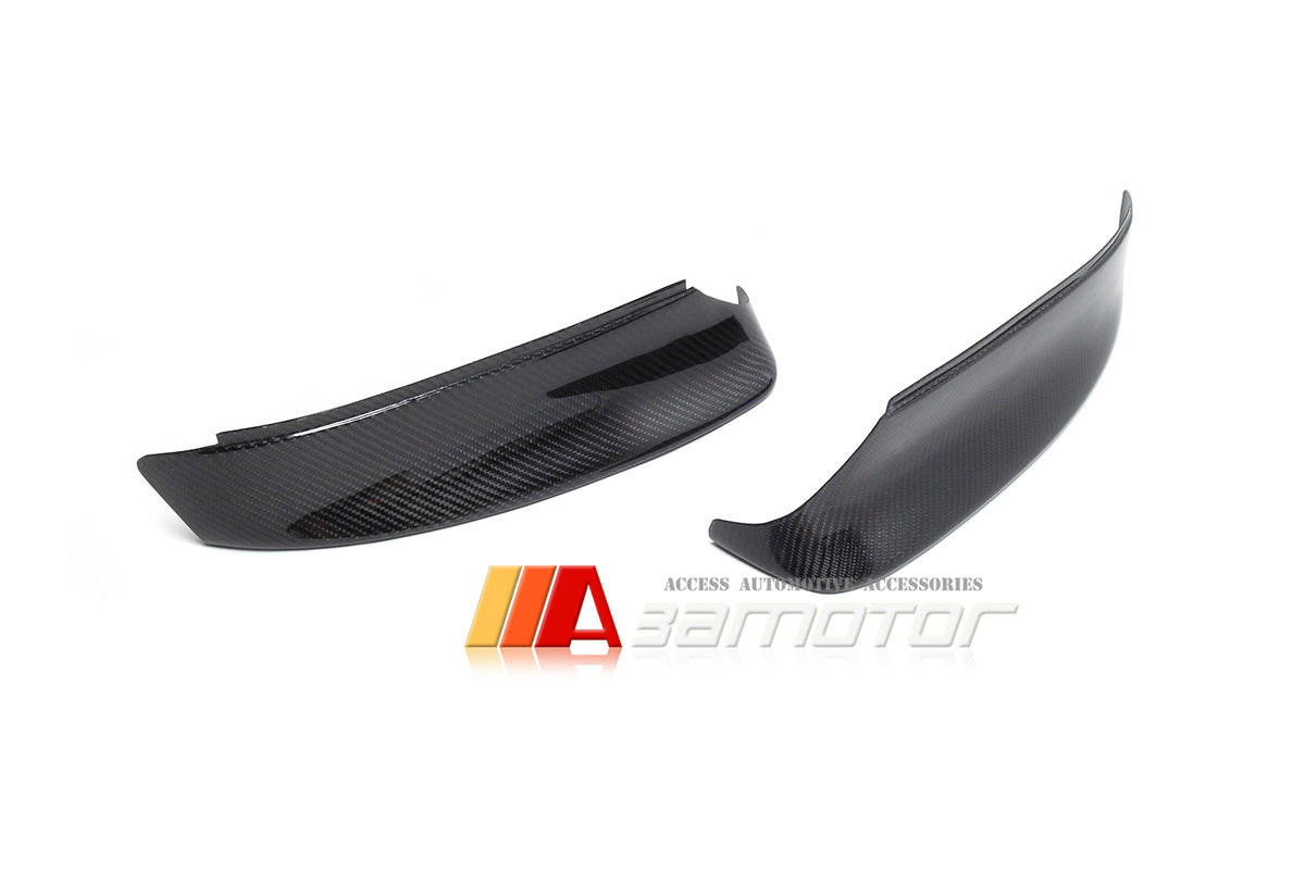 Carbon Fiber Front Splitters Set fit for 2001-2006 BMW E46 M3 Coupe with CSL Bumper only