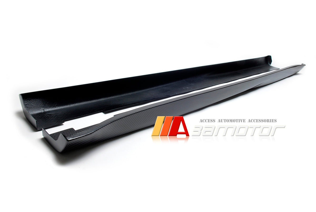 Carbon Fiber Side Skirts 2 PCS Set fit for 2014-2020 Porsche Macan SUV 95B