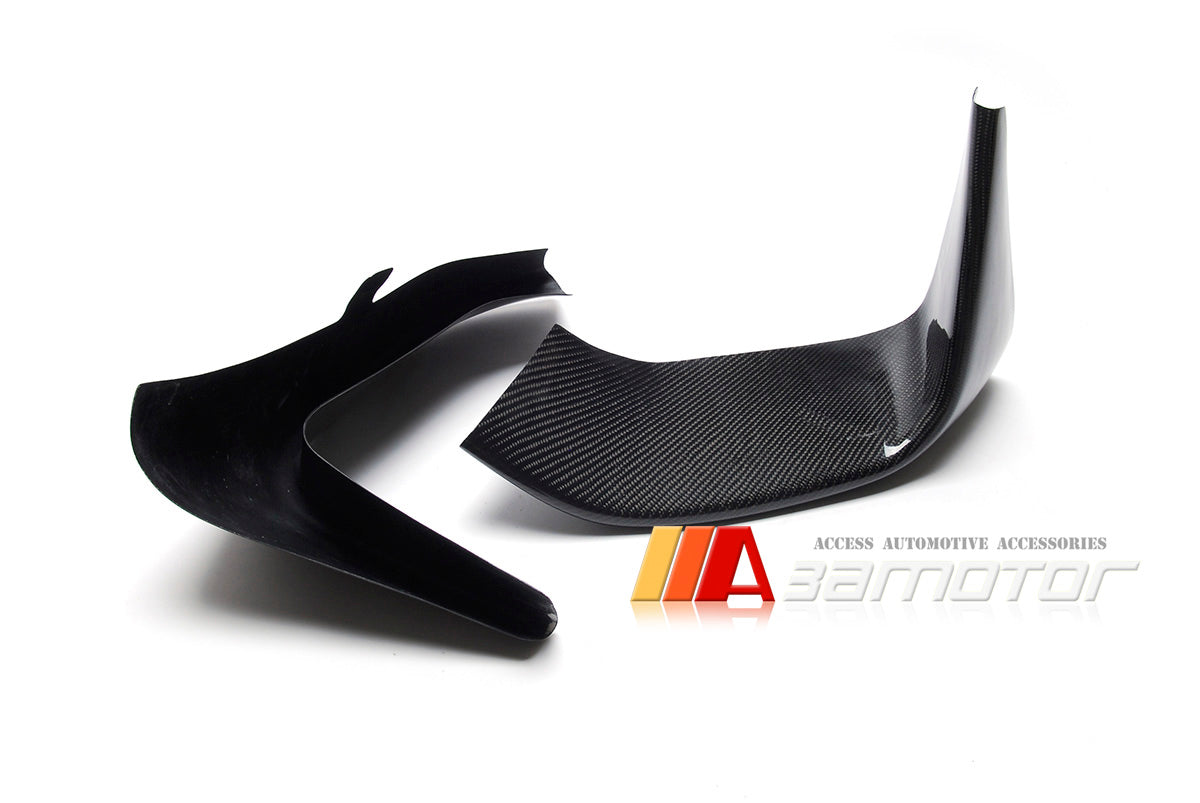 Carbon Fiber P Front Bumper Lip Splitters Set fit for BMW F80 M3 / F82 F83 M4