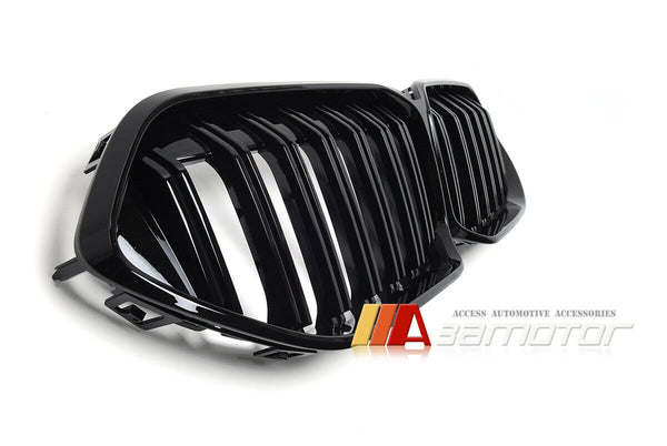 Gloss Black Dual Slat Style Front Grille fit for 2020-2023 BMW F44 2-Series Gran Coupe
