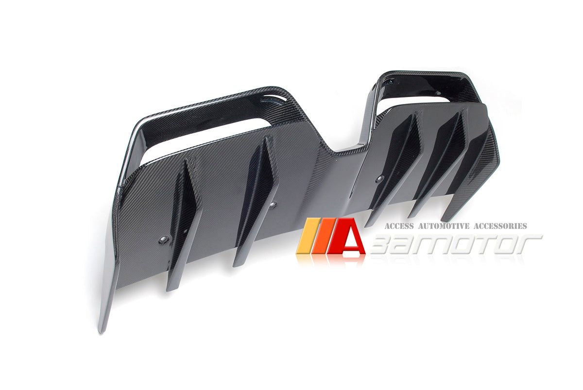 Carbon Fiber Rear Bumper Diffuser fit for 2011-2015 Mercedes C197 / W197 SLS AMG