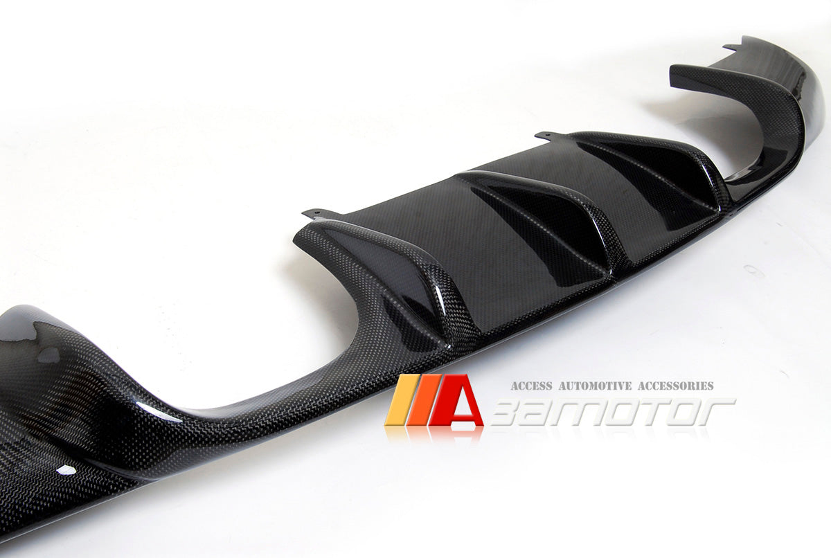Carbon Fiber V Rear Bumper Diffuser Quad fit for 2008-2013 BMW E92 M3 / E93 M3