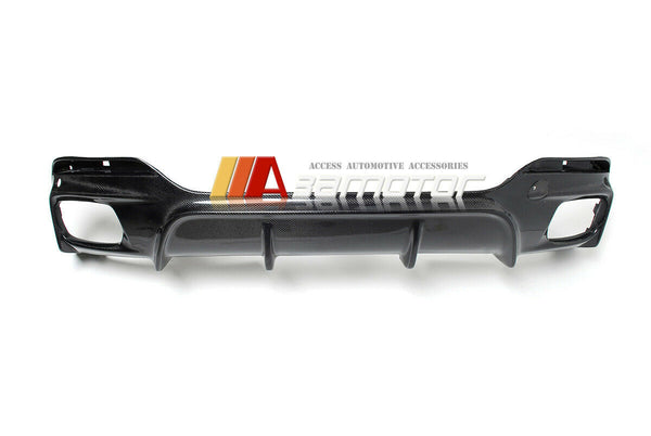 Carbon Fiber 3D Rear Bumper Diffuser fit for 2015-2019 BMW F16 X6 M Sport