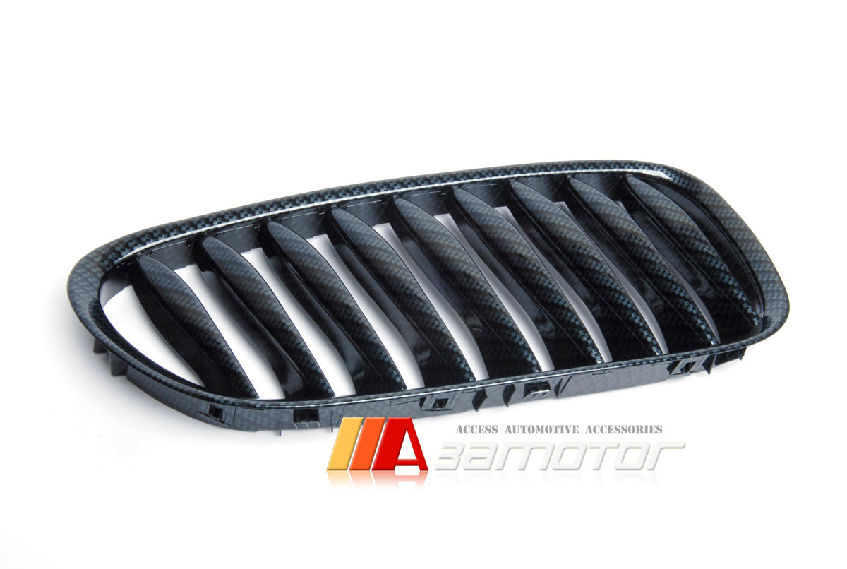 Carbon Look (Hydro Dipped) Front Kidney Grilles fit for 2003-2008 BMW E85 / E86 Z4 Z4M