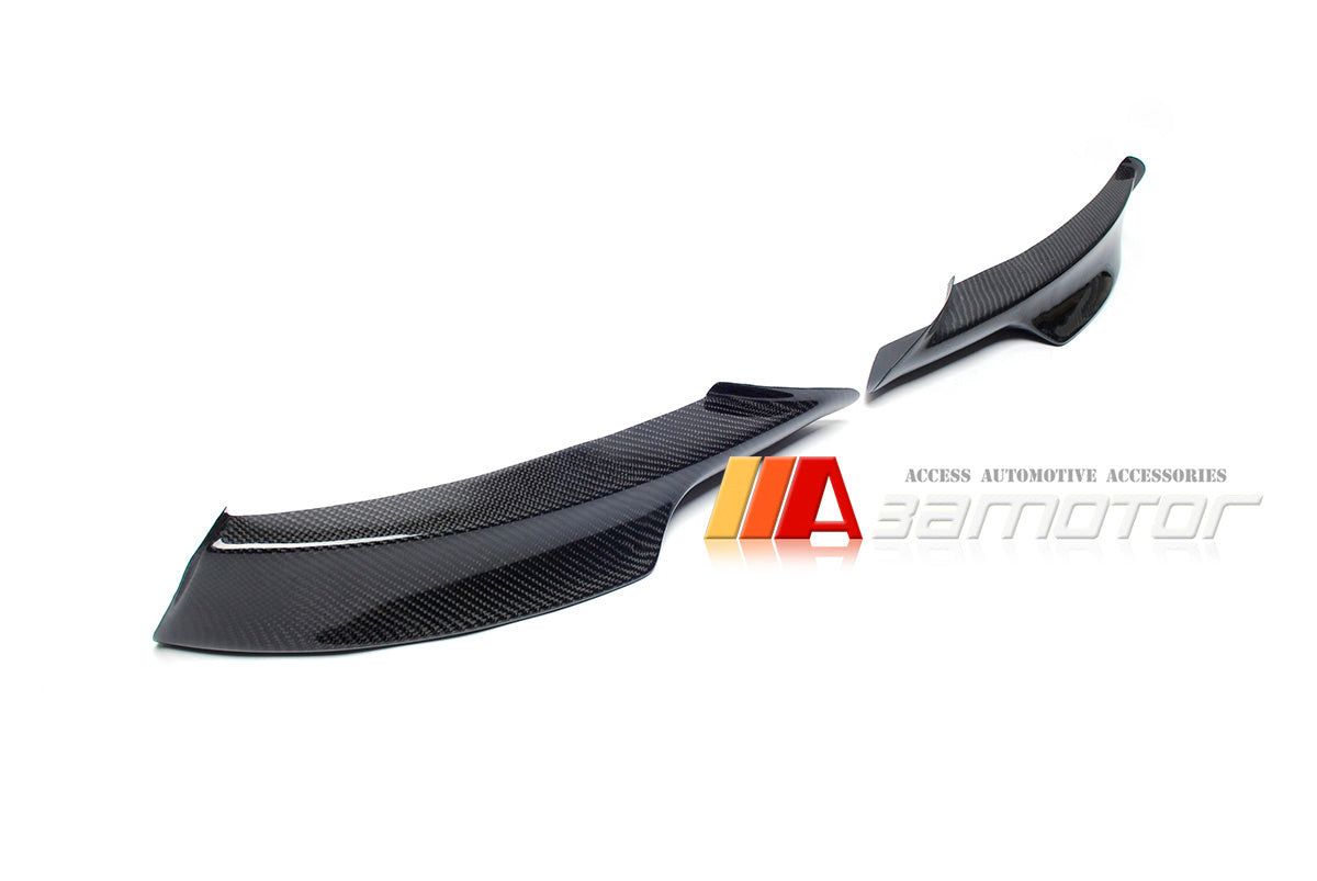 Carbon Fiber Front Bumper Splitter fit for 2009-2011 BMW E90 / E91 3-Series LCI M Sport