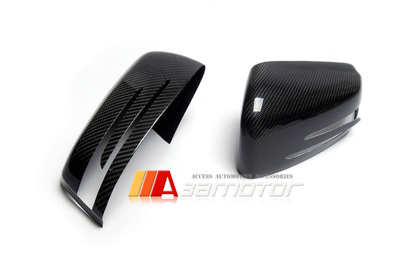 Carbon Fiber Side Mirror Cap Covers fit for Mercedes W204 / C204 /  W212 / C207 / W221 / C117 / W218 / W216 / X204