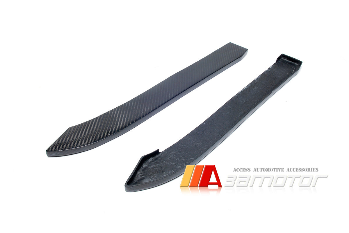 Carbon Fiber Rear Bumper Extensions Set fit for BMW F10 / F11 5-Series M Sport Package & M5