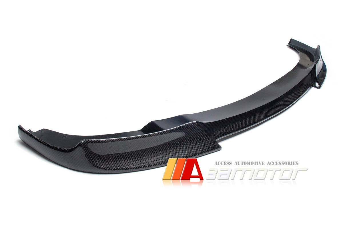 Carbon Fiber Front Lip Spoiler fit for 2011-2016 BMW F10 5-Series with aftermarket M5 Bumper only