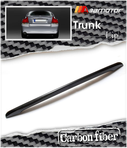 Carbon Fiber Rear Trunk Spoiler Wing fit for 2010-2014 Volvo S60 Sedan