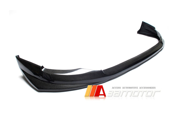 Carbon Fiber Front Bumper Lip Spoiler fit for Mitsubishi Lancer Evolution X EVO 10