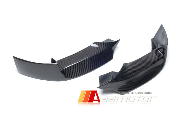 Carbon Fiber Front Bumper Splitters fit for 2011-2016 BMW F10 / F11 5-Series M Sport