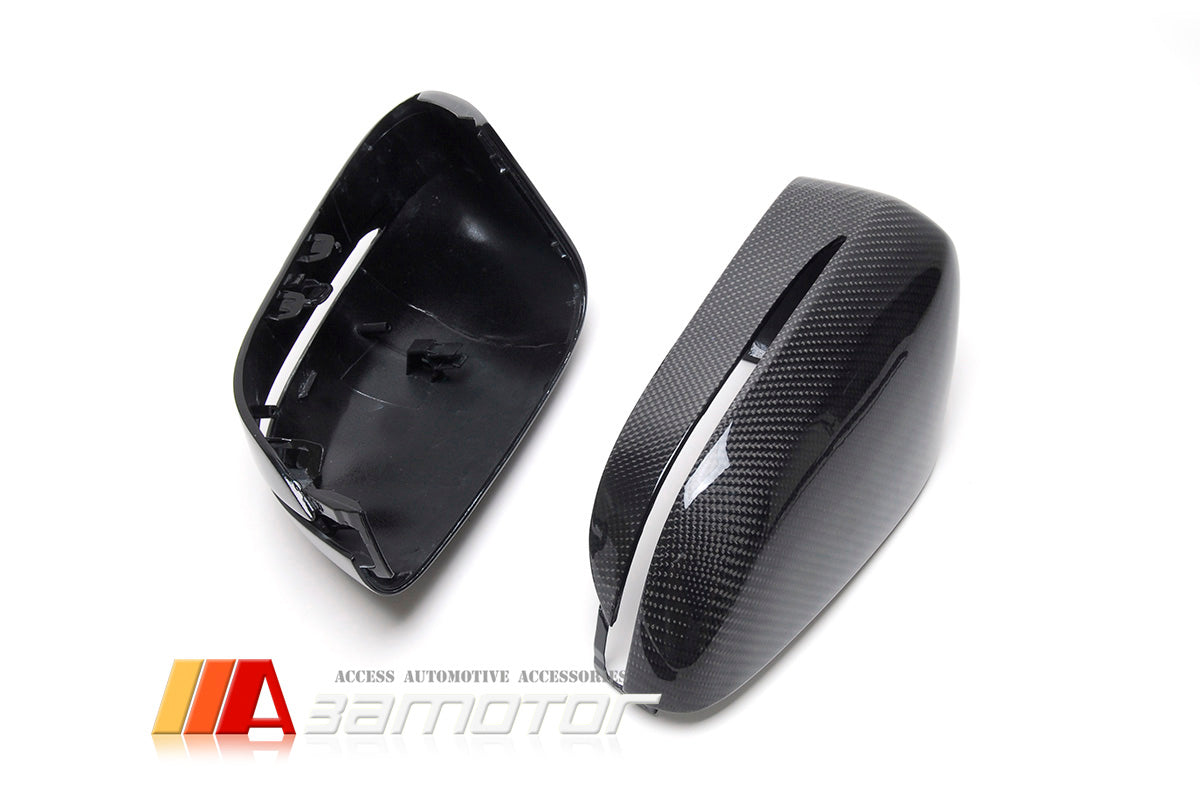 Replacement Carbon Fiber Side Mirrors Set fit for 2017-2020 BMW G30 / G31 5-Series