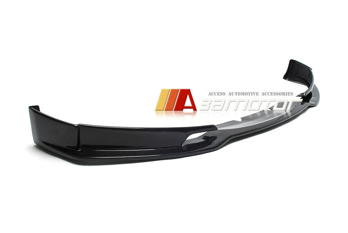 Carbon Fiber E Front Bumper Lip Spoiler fit for 2012-2019 BMW F30 / F31 3-Series M Sport