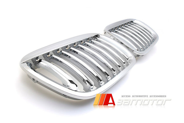 Front Chrome Kidney Grilles Backing Silver fit for 1999-2002 BMW E53 Pre-LCI X5