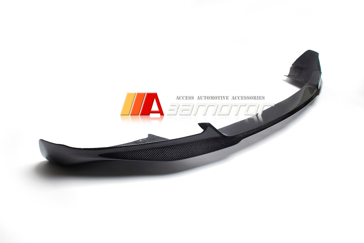 Carbon Fiber P Front Bumper Lip Spoiler fit for 2015-2017 BMW F16 X6 M Sport Package