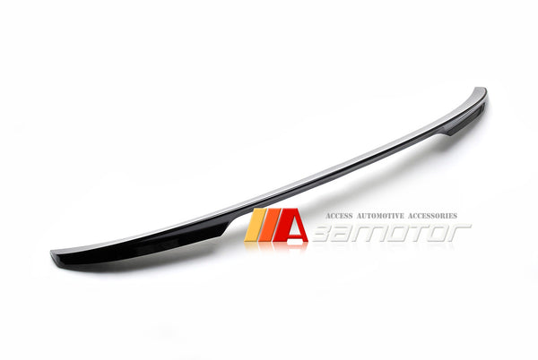 3AMOTOR Pre-Painted Rear Trunk Spoiler Wing #668 Black fit for 2014-2020 BMW F36 4-Series Gran Coupe