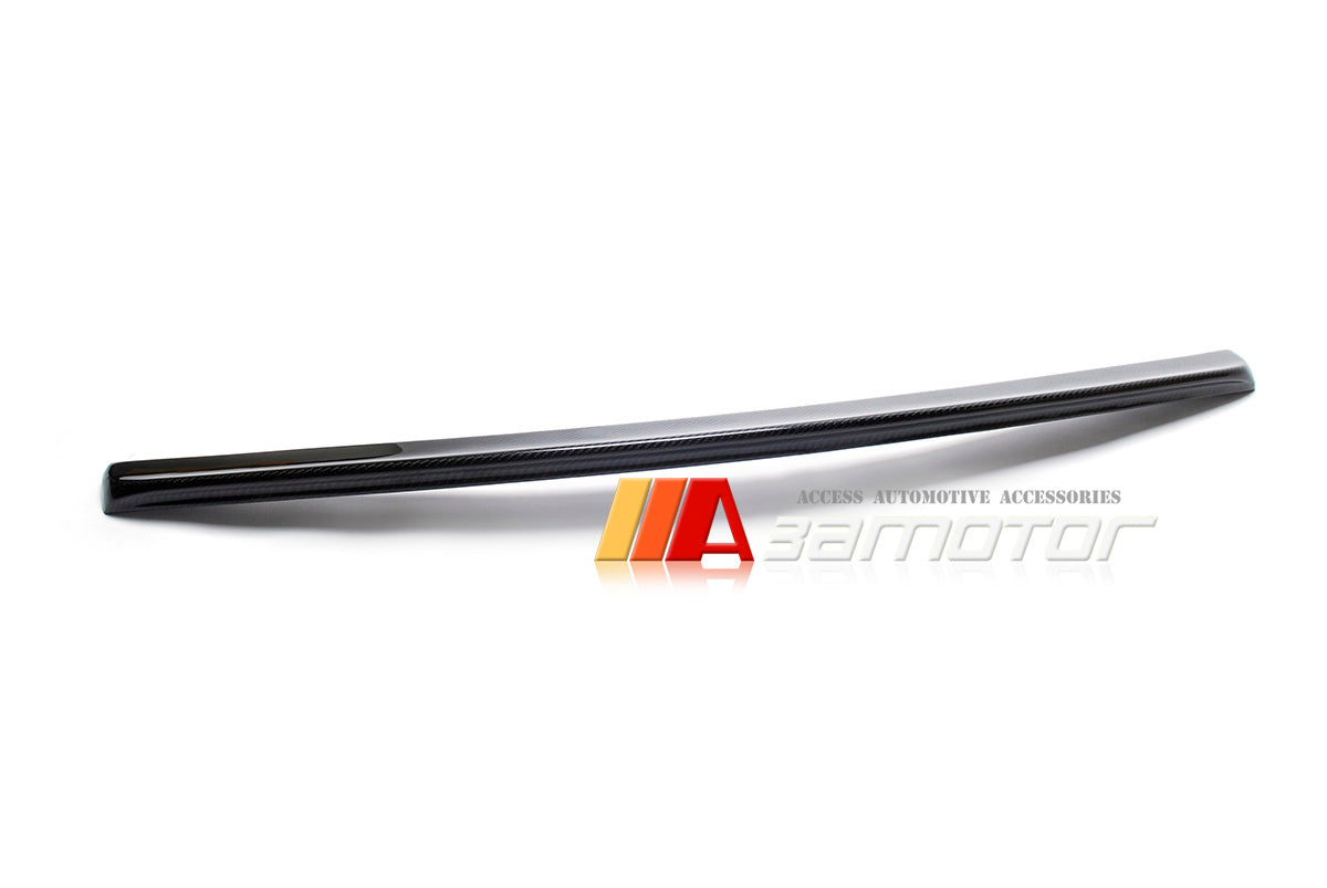 Carbon Fiber Rear Trunk Spoiler Wing fit for 2011-2015 Mercedes C204 C-Class Coupe