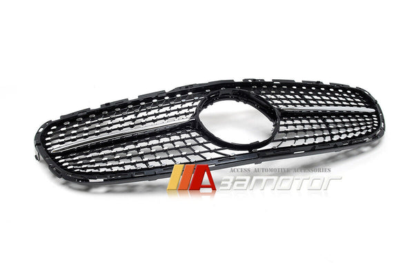 Black Diamond Style Front Grille fit for 2014-2016 Mercedes W212 / S212 Facelift E-Class