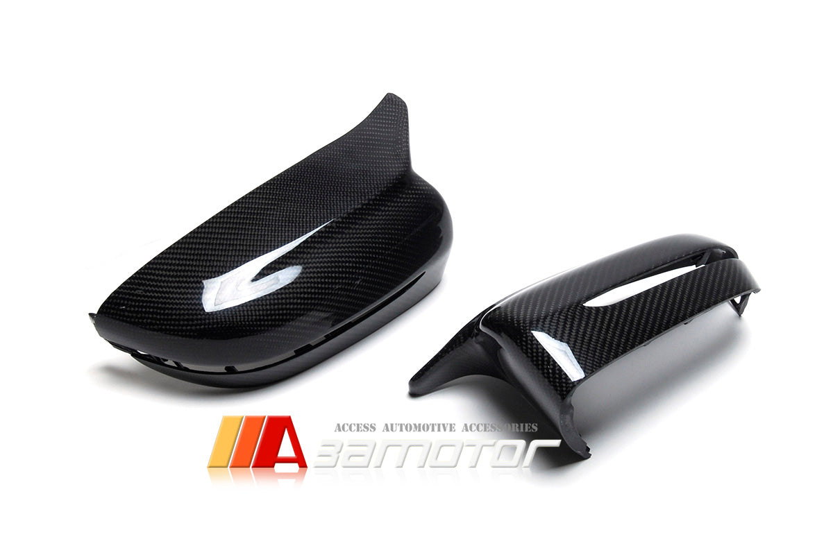 Replacement Carbon Fiber M Side Door Mirrors Set fit for 2017-2021 BMW G30 / G31 5-Series