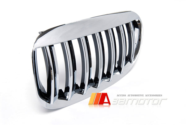 Front Chrome Kidney Grilles Backing Black fit for 2004-2010 BMW E63 / E64 6-Series & M6