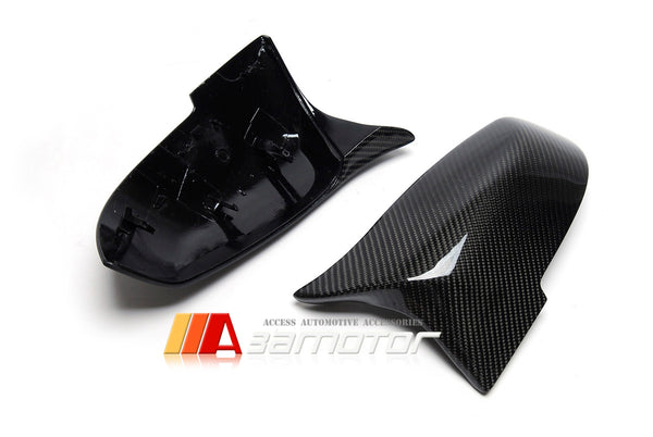 Replacement Carbon Fiber M Side Mirrors Caps Set fit for 2014-2016 BMW F10 / F11 LCI 5-Series