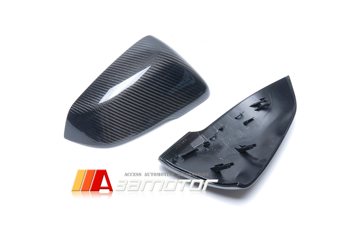 Replacement Carbon Fiber Side Mirrors Set fit for 2015-2020 BMW F45 2 Series Active Tourer