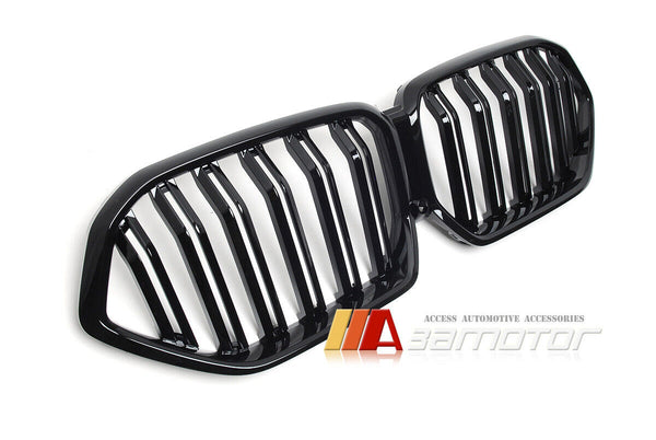 Gloss Black Dual Slat Style Front Grille fit for 2020-2022 BMW G06 X6 SUV