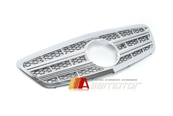 Front Hood Chrome Grille White #650 fit for 2010-2013 Mercedes W221 Facelift S-Class