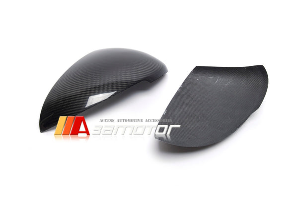 Carbon Fiber Side Mirror Cap Covers Set fit for 2014-2018 Porsche Macan