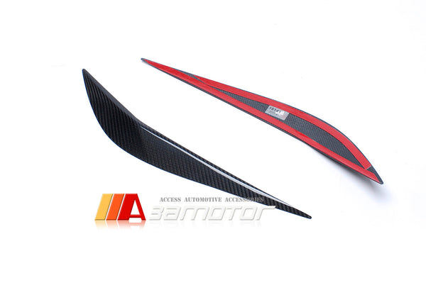 Carbon Fiber Eyelid Eyebrow Head Light Covers fit for 2014-2020 F32 4-Series / F80 M3 / F82 F83 M4