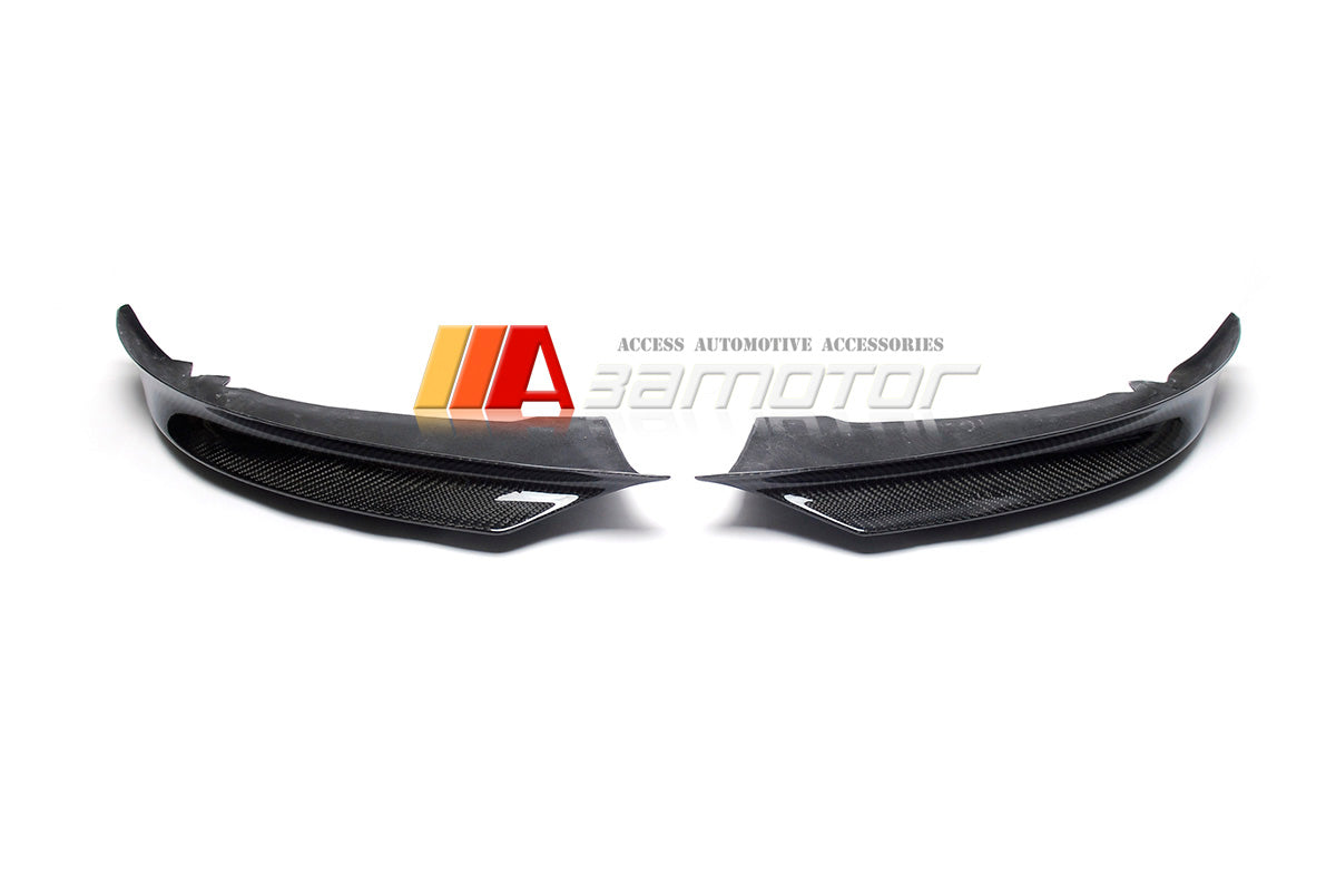 Carbon Fiber Front Bumper Splitters Set fit for 2011-2013 BMW E92 LCI 3-Series Coupe
