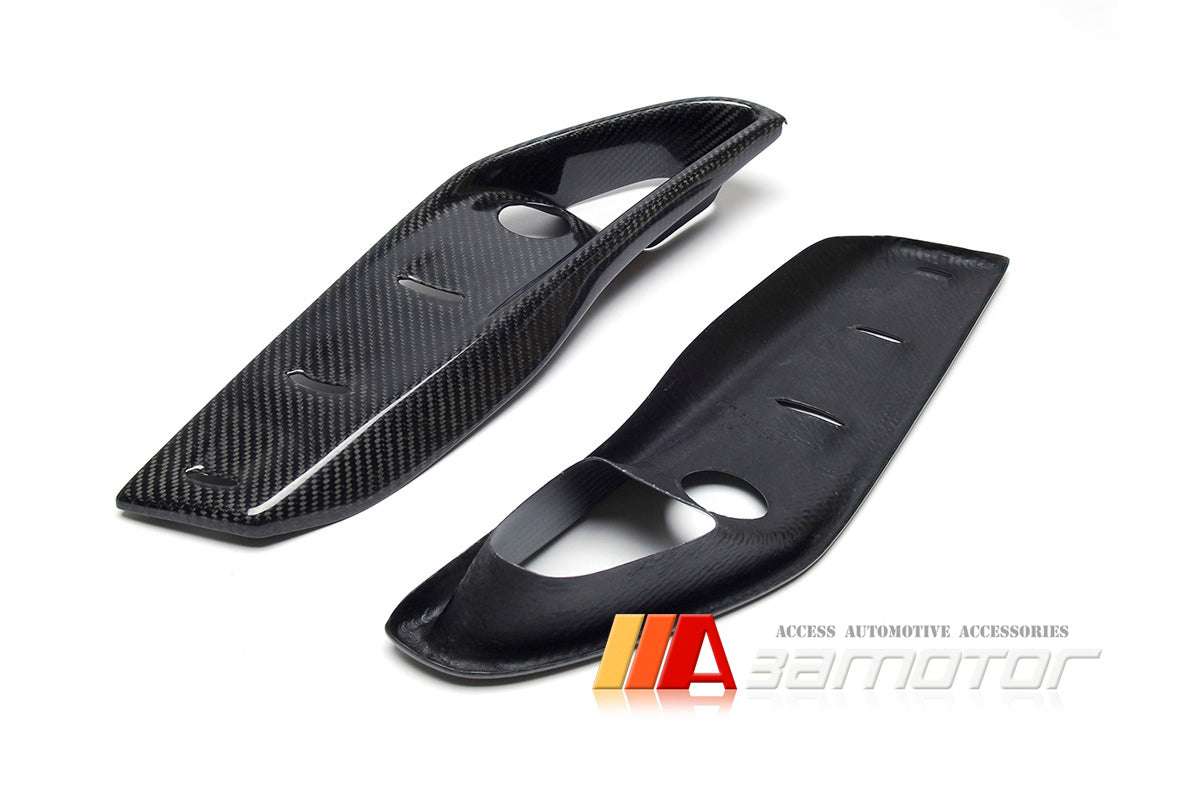 Carbon Fiber Front Bumper Add-Ons Upper Splitters Cover fit for 2014-2018 BMW X5M F85 X6M F86