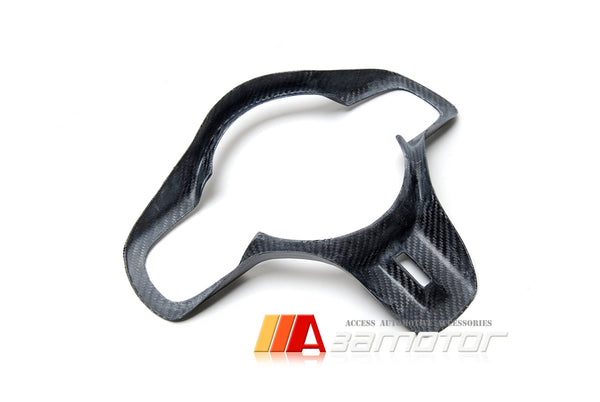 Carbon Fiber Steering Wheel Center Trim Cover fit for Mitsubishi Lancer Evolution X EVO 10